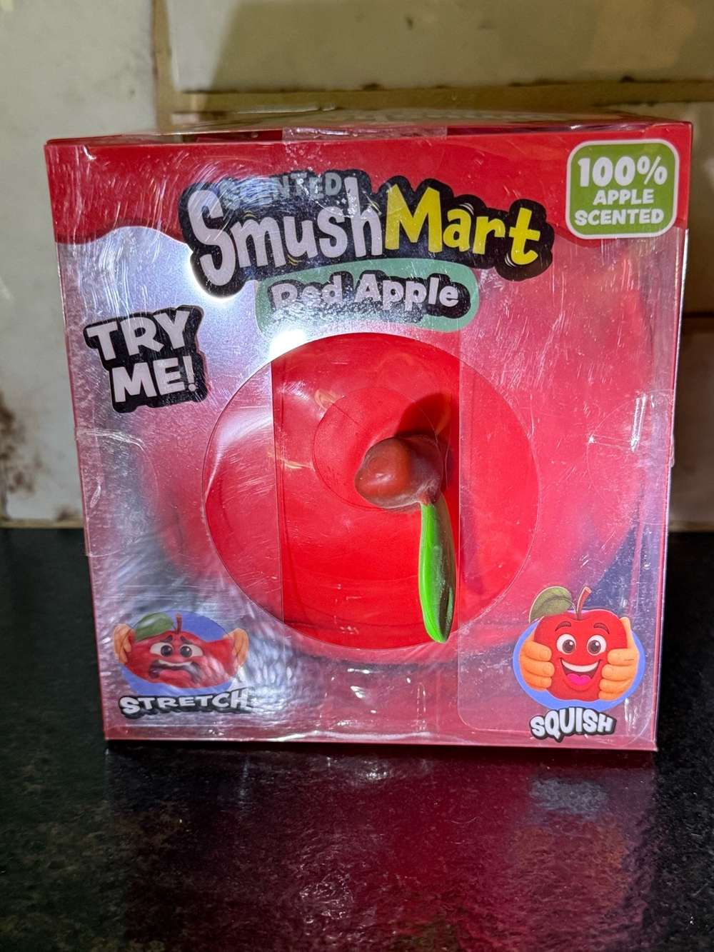 SmushMart Scented Red Apple Kids Squishy Toy - Picture 4 of 5